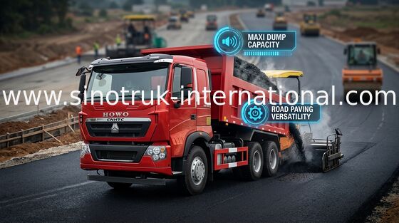 360HP de Sinotruk Howo 6x4 de LHD 30 - 40 do caminhão basculante de Howo de caminhão basculante toneladas do International do caminhão