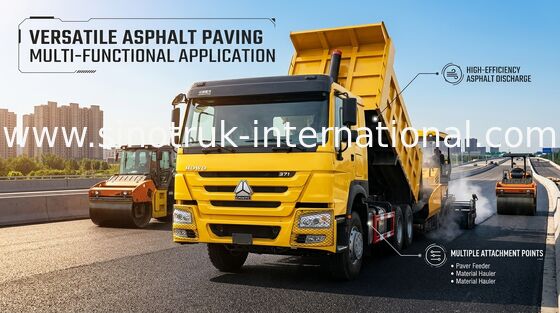 Caminhão Basculante Lhd Amarelo Sinotruk Howo 6x4 371hp Heavy Duty