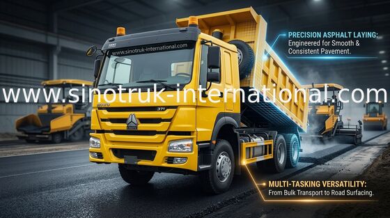 Caminhão basculante de Sinotruk Howo 6x4 para a utilização da mineração da construção