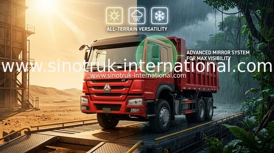 Caminhão basculante 6x4 ZZ3257M4147W de SINOTRUK HOWO 290HP LHD
