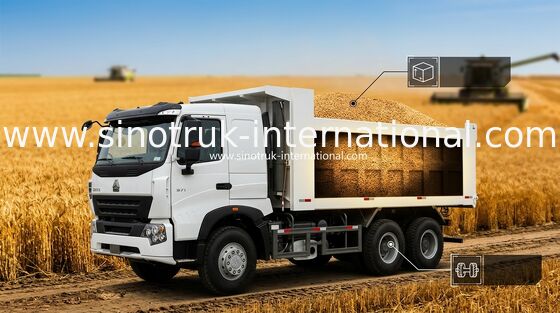Camião basculante comercial A7 do caminhão basculante de SINOTRUK HOWO 30 - 40 toneladas para a construção