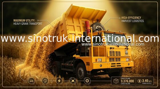 camião basculante 371HP do caminhão basculante da mineração de 6X4 LHD 70 toneladas de SINOTRUK HOWO para o sector mineiro