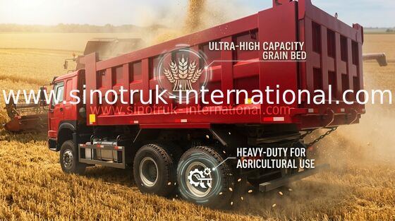Camião basculante de LHD 6X4 SINOTRUK HOWO com o MINI WD615.47 do jogador 30 - 40 motor da tonelada