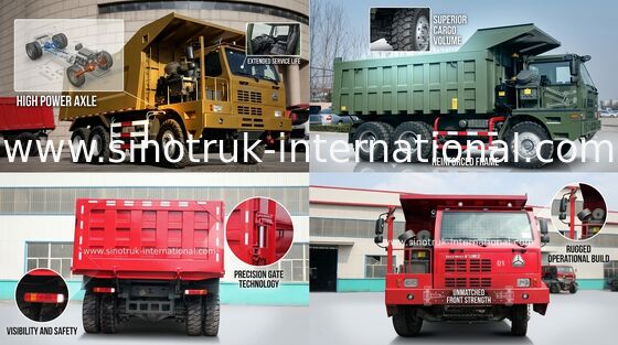 Caminhão da eficiência elevada LHD 6X4 SINOTRUK HOWO com padrão de emissão do Euro 2