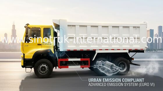 Camião basculante dourado 6X4 290HP 25tons 10-25CBM ZZ3251M3241W do príncipe Caminhão basculante de SINOTRUK