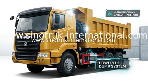 Camião basculante SINOTRUK HOWO 25-40tons 371HP 6X4 RHD 10-25CBM ZZ3257N3647A do caminhão basculante