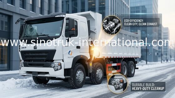 Caminhão basculante pesado branco de SINOTRUK HOWO A7 8X4 para minar ZZ3317N3867N1
