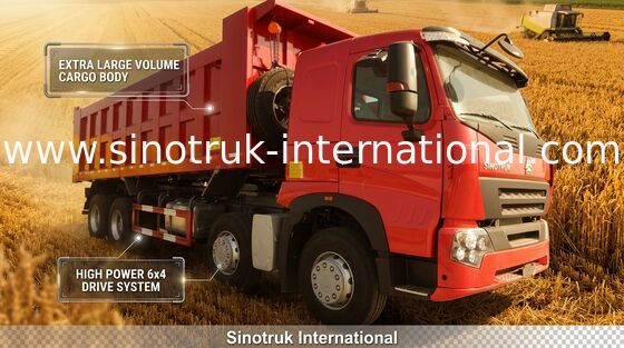 Camião basculante do caminhão basculante de SINOTRUK HOWO A7 371HP para a construção ZZ3317N3867N1