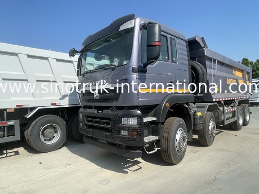 SINOTRUK TX modelo 400HP 8X4 caminhão basculante construção de levantamento frontal personalização do cliente