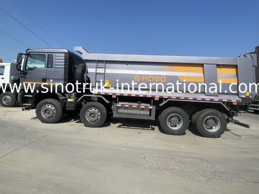 SINOTRUK TX modelo 400HP 8X4 caminhão basculante construção de levantamento frontal personalização do cliente