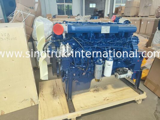 Weichai 460HP Euro III motor a diesel. Alto binário e baixa manutenção.
