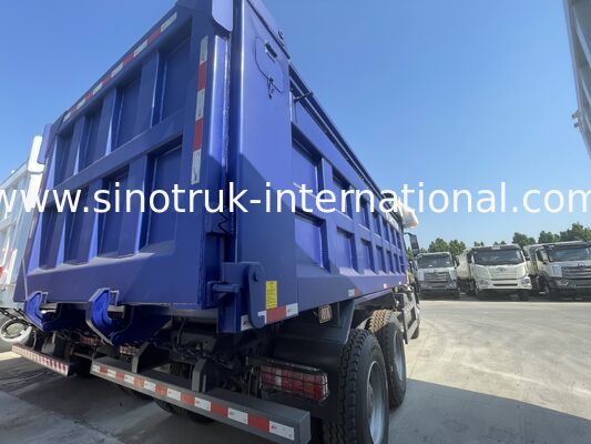 HOWO-NX caminhão de descarga com 371HP SINOTRUK motor, telhado elétrico, e pesada carga caixa de aço manganês