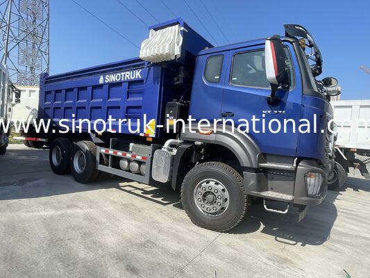 HOWO-NX caminhão de descarga com 371HP SINOTRUK motor, telhado elétrico, e pesada carga caixa de aço manganês