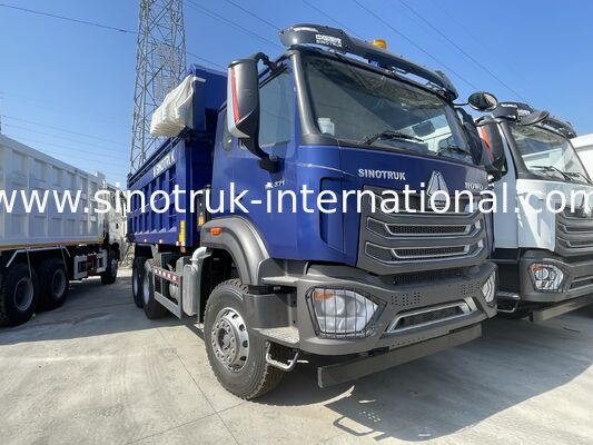HOWO-NX caminhão de descarga com 371HP SINOTRUK motor, telhado elétrico, e pesada carga caixa de aço manganês