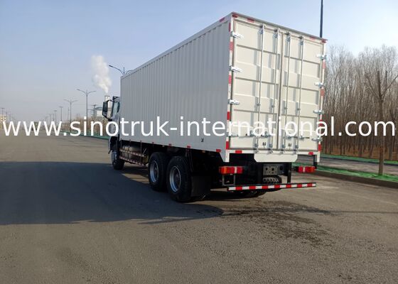 Caminhão de carga pesada de 6 × 4 acionamento movido por caixa de engrenagens Sinotruk oferecendo manuseio de carga superior e confiabilidade operacional