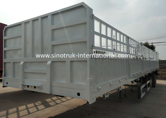 De Dropside caminhão de reboque de alta velocidade semi para os eixos logísticos da indústria 3