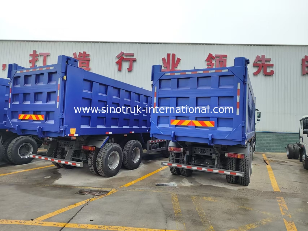 8X4 Blue Tipper Dump Truck 380hp 12 rodas Branco H77L ZZ3317V3567B1 Tipo U