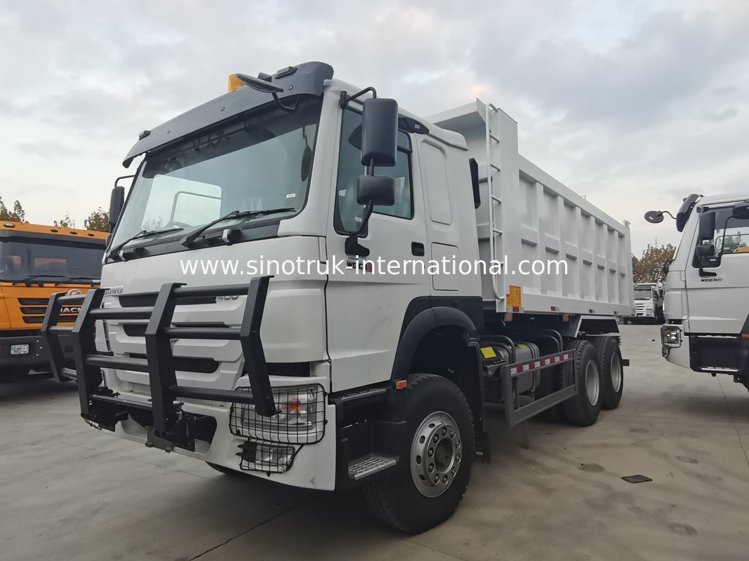 SINOTRUK HOWO 400HP camião de descarga para construção A7 Militar luz de aviso de pára-choque