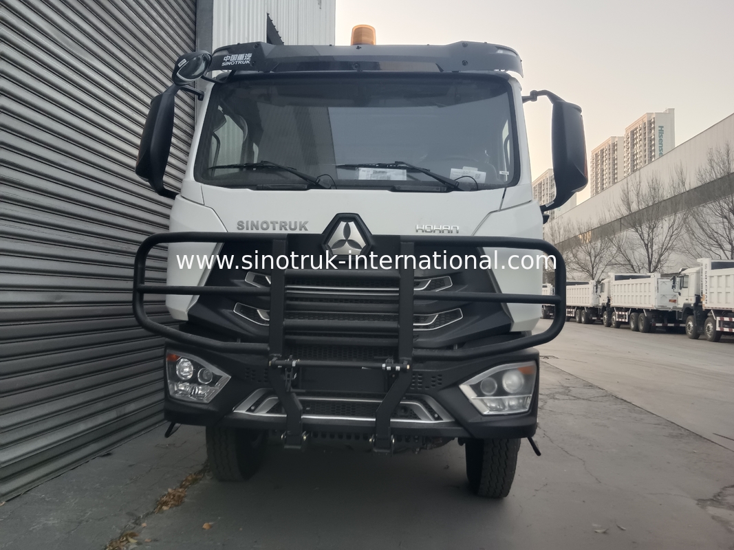 SINOTRUK HOWO 400 HP camião de descarga para construção N7 Militar luz de alerta para pára-choques