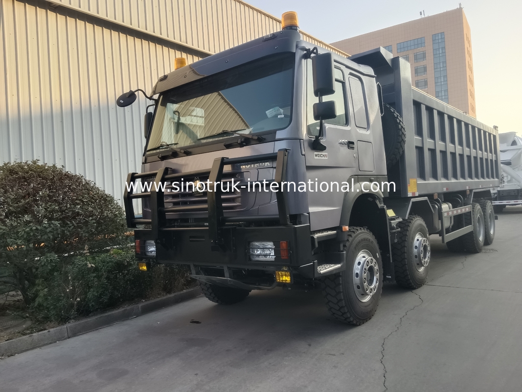 Caminhão Sinotruk Hohan 400hp 10 rodas Lhd 40 toneladas 20-30cbm ZZ3317N356JB1 Cinza