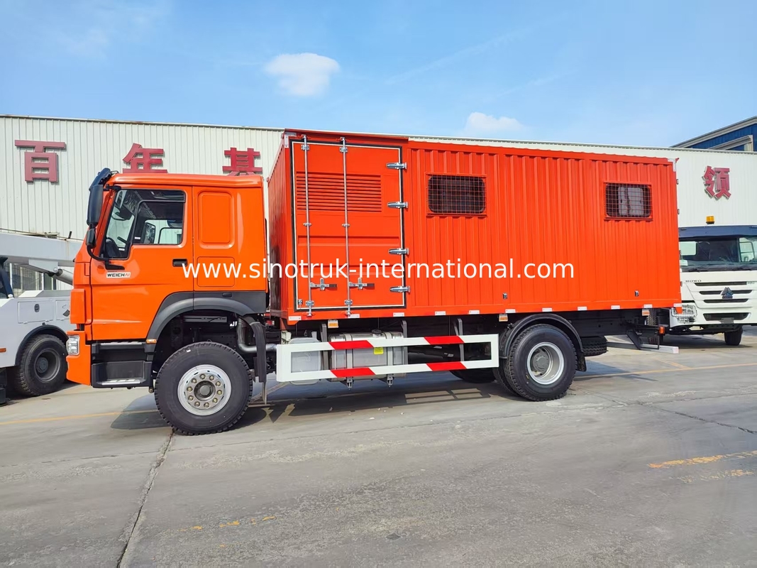 Potência versátil: Descubra a durabilidade superior e o design econômico do HOWO 4x2 Van Truck