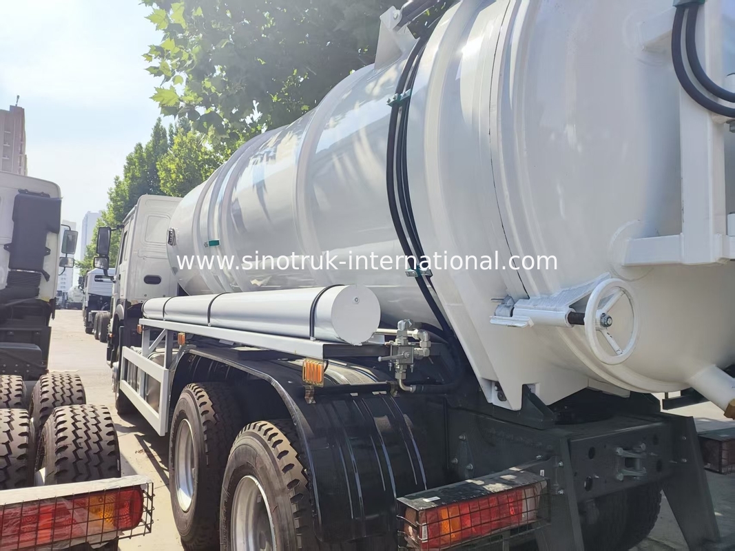 HOWO 6*4 16CBM 380HP Caminhão de limpeza de esgoto de alta potência