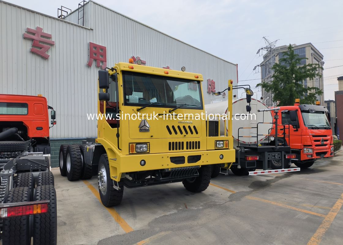 Transportador de carga pesado versátil com dimensão de caixa de carga 5800*3200*1800mm e cabine de caminhão HW7D