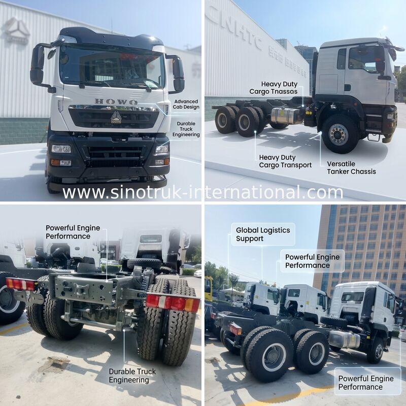 SINOTRUK HOWO LHD 6X4  Water Oil Tanker Chassis Cargo Chassis