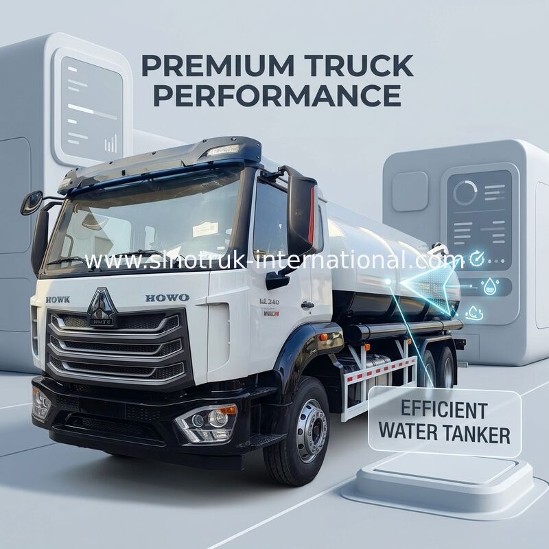 HOWO 300HP 10CBM 4x2 camião de sucção de esgoto: potência pesada, limpeza de precisão e eficiência incomparável