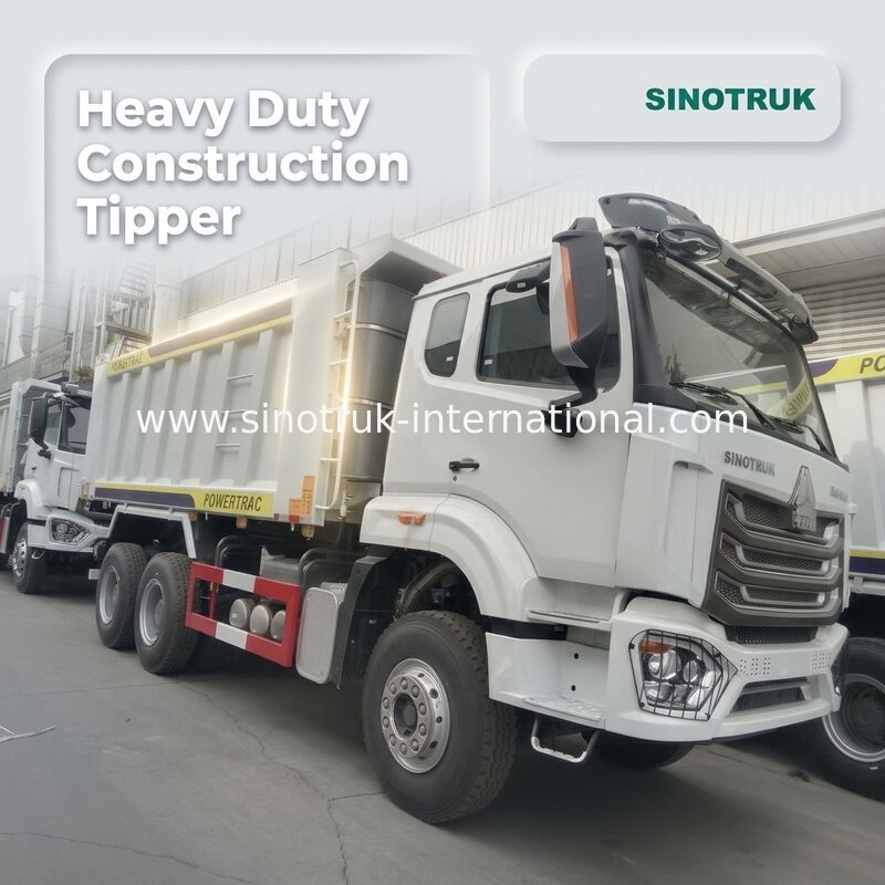 30-40 toneladas RHD 10 Rodas Depilador de descarga SINOTRUK Haohan Para Construção Branco
