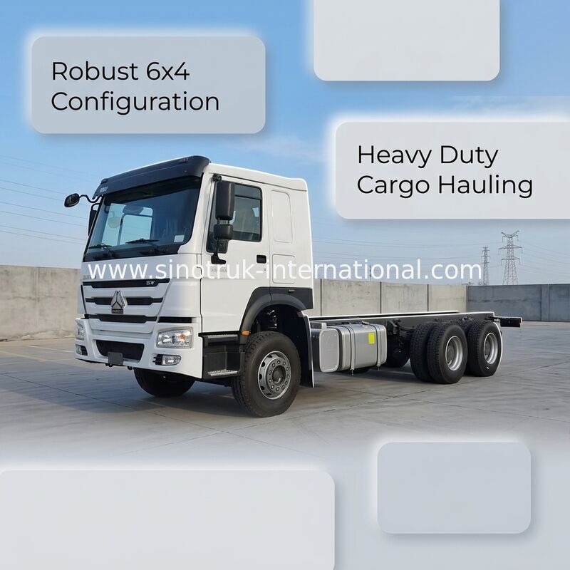 SINOTRUK HOWO Chassis de camião de carga 16-20 toneladas 4X2 LHD 300HP