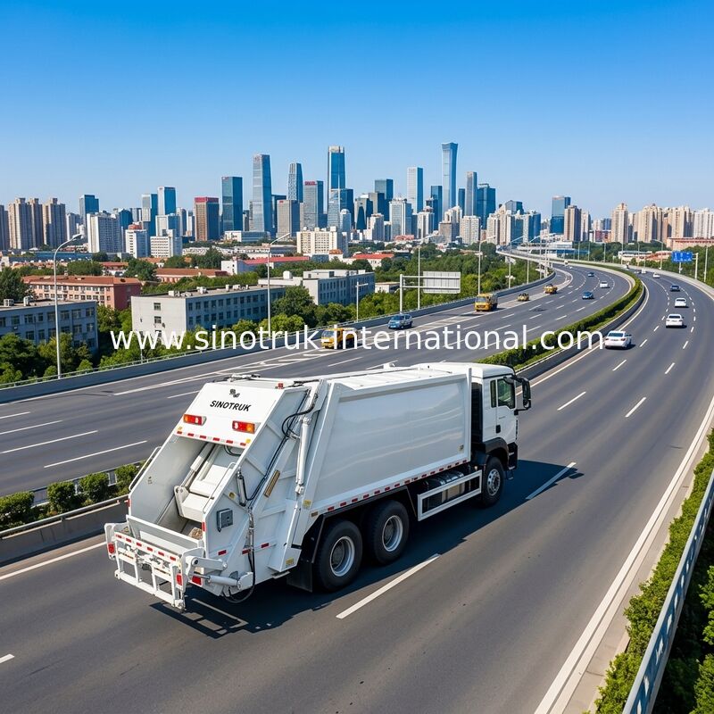 Caminhão de Lixo Compactador Sinotruk HOWO-TX 371HP 6X4 com Capacidade de 20CBM para Gerenciamento Eficiente de Resíduos