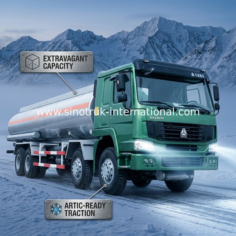 25 o Euro de CBM 8X4 LHD 2 336 caminhões de tanque rudes do armazenamento do óleo de HP aprovou o ISO