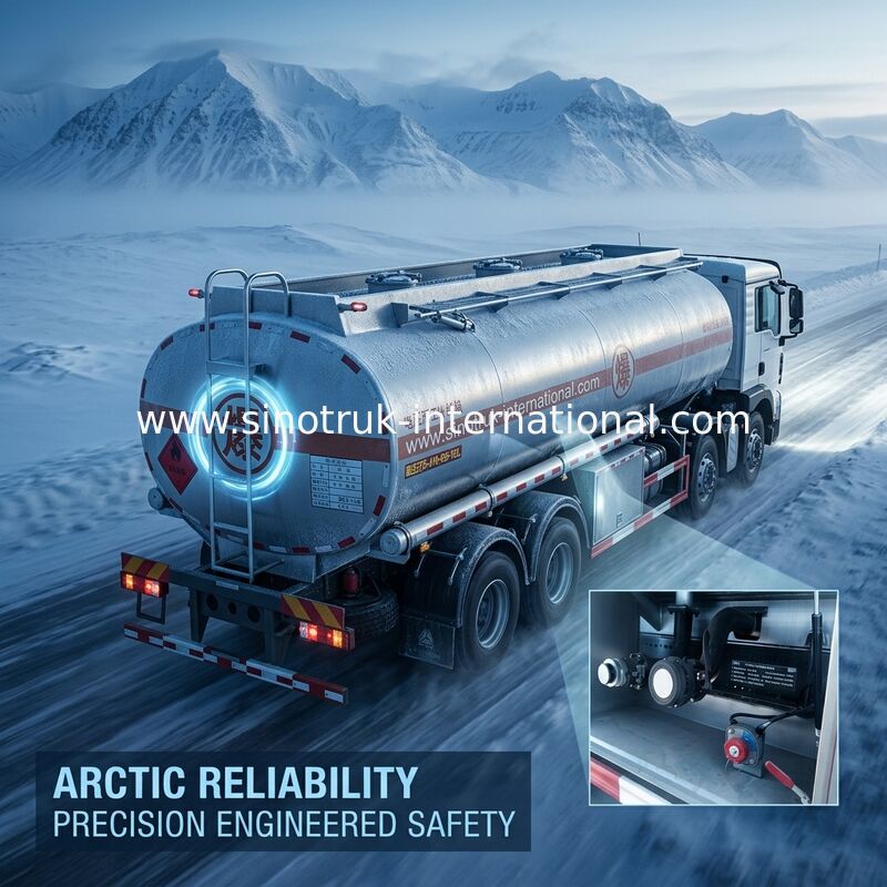 Caminhão de tanque estável SINOTRUK do óleo HOWO 30 - 40 CBM para o transporte 8X4 RHD do óleo