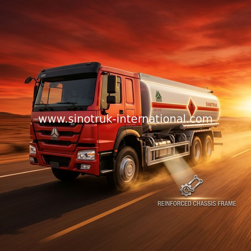 Caminhão de tanque 8-12CBM do óleo de SINOTRUK para o transporte 4X2 LHD Euro3 190HP do óleo