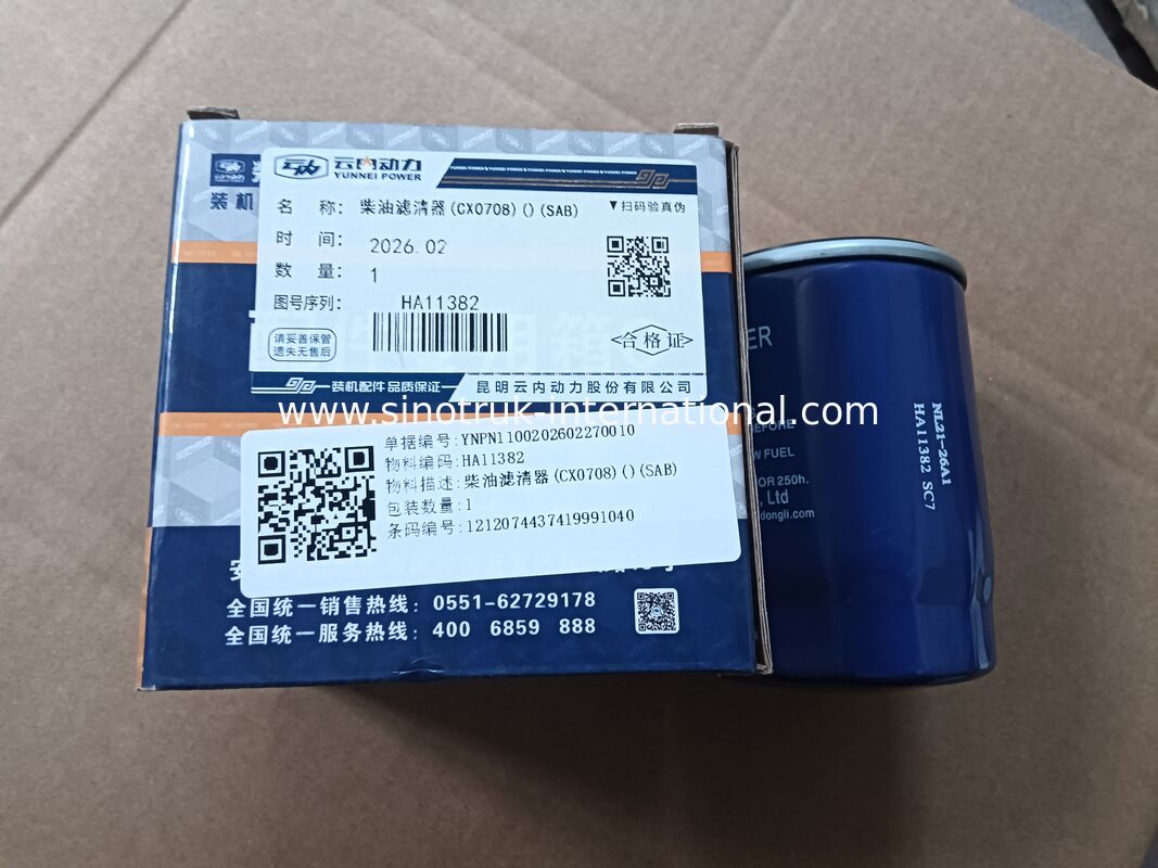 High Performance Truck Parts Fuel Filter HA11383 (Filtro de combustível de caminhão de alta performance)