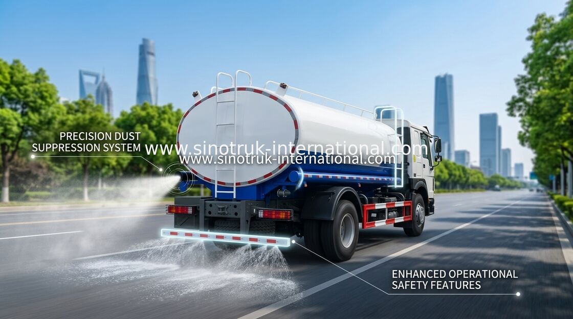 HOWO SINOTRUK Caminhão de tanque de água 300HP Azul