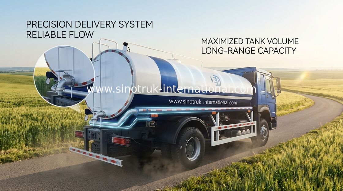 HOWO SINOTRUK Caminhão de tanques de água 300 CV