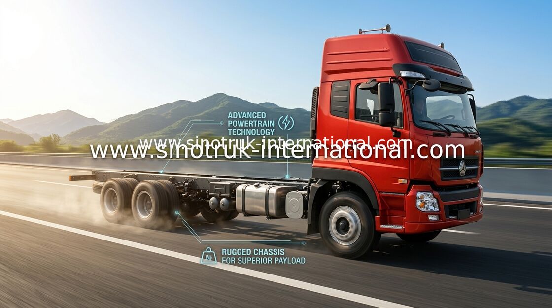 Caminhão da carga de SINOTRUK HOWO, Van Caminhão 25 toneladas de 6X2 LHD Euro2 290HP para logísticas