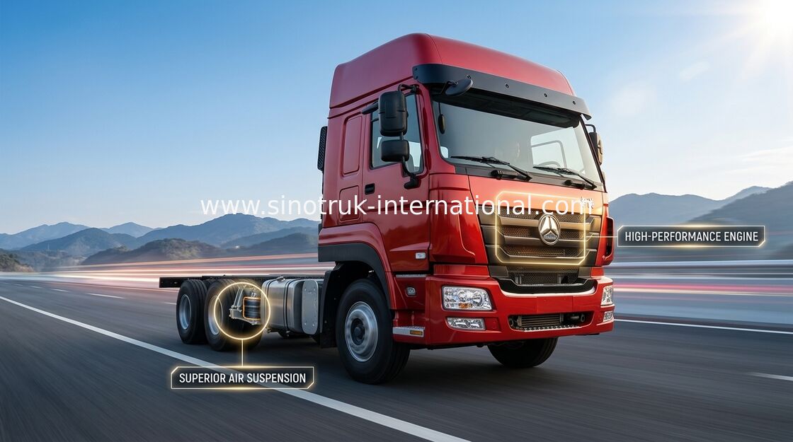 Caminhão resistente SINOTRUK da carga 30-60 toneladas 12 rodas LHD Euro2 336 HP