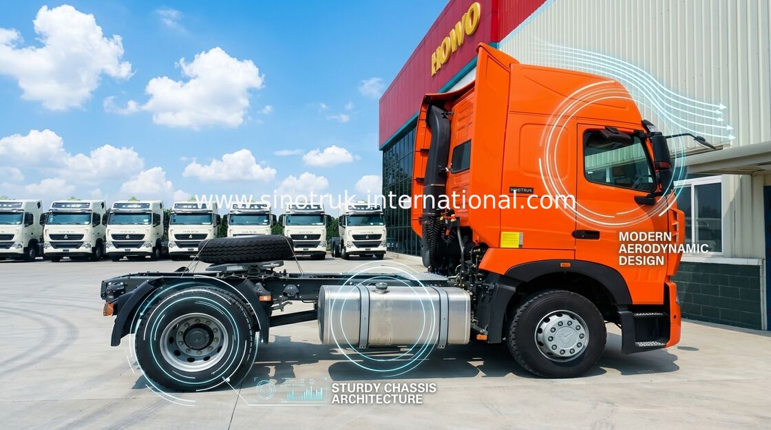 Reboque de trator noun forte do International do Euro 2 do motor para 30 -40 toneladas de capacidade da tração