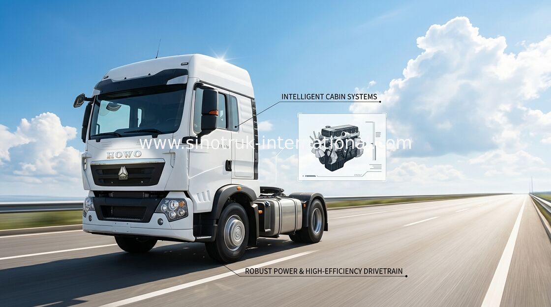 Euro do caminhão LHD 6X4 do trator do motor do HOMEM de SINOTRUK HOWO T5G 4 336 HP ZZ4257N324GD1
