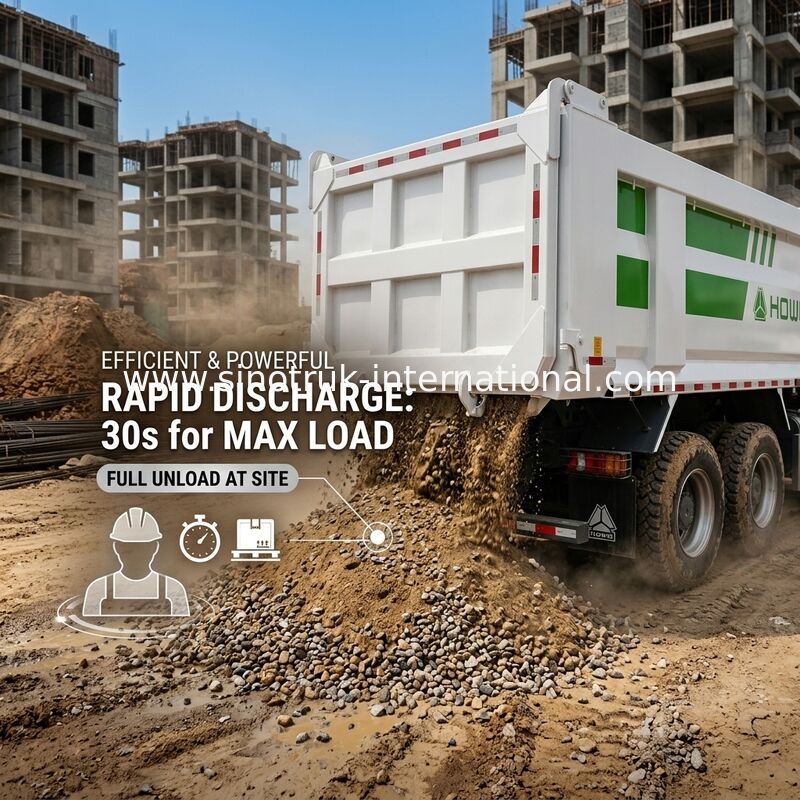 7300*2300*1500mm Caixa de carga camião de descarga pesado para transporte suave de carga RHD / LHD Tipo de condução