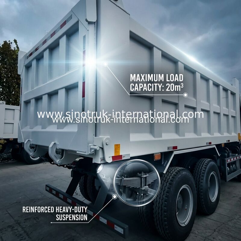 SINOTRUK HOWO 400HP camião de descarga para construção A7 Militar luz de aviso de pára-choque