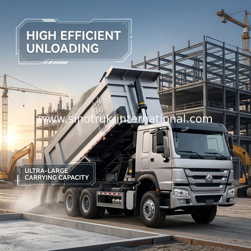 Caminhão SINOTRUK HOWO 400HP 12 Rodas LHD 40Tons 30CBM ZZ3317V3567B1