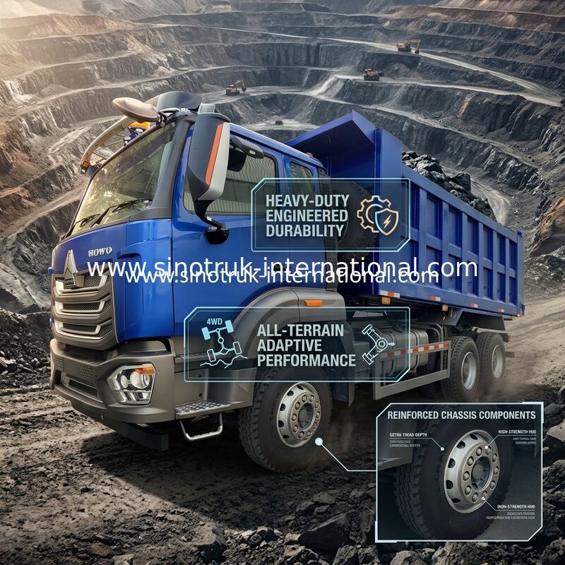 SINOTRUCK HOWO RHD 6×4 camião de descarga de 40 toneladas com 10 rodas