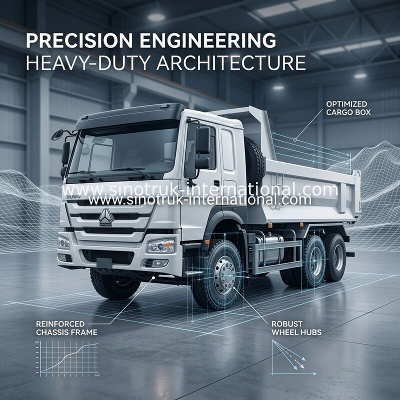 Tipo caminhão basculante branco de SINOTRUK HOWO 6x4 400HP U para a mineração usando RHD