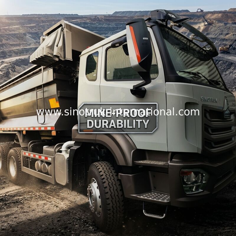 SINOTRUK HOWO LHD 6×4 10 rodas caminhão de descarga tipo U para 40 toneladas de mineração