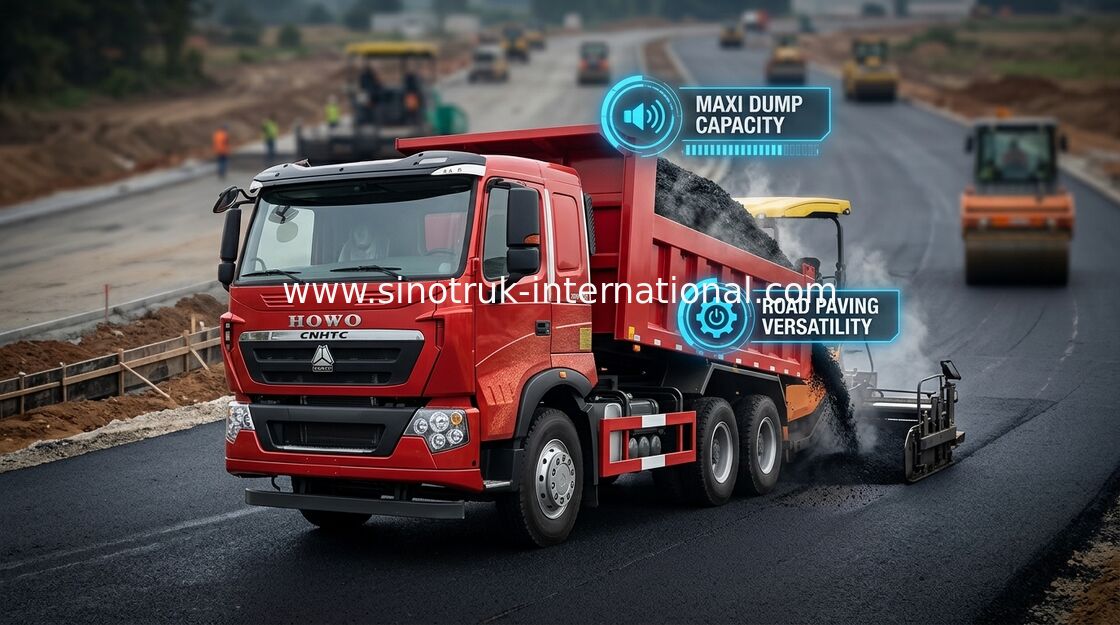 360HP de Sinotruk Howo 6x4 de LHD 30 - 40 do caminhão basculante de Howo de caminhão basculante toneladas do International do caminhão