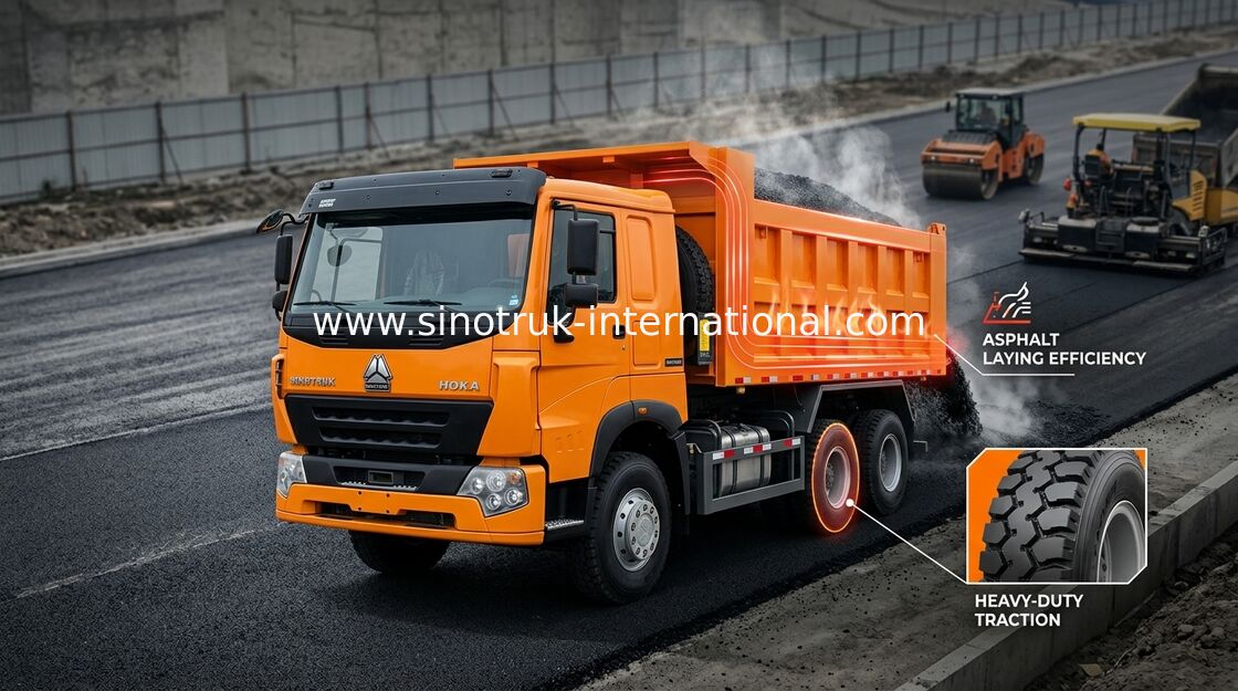 30 - 40 toneladas de caminhão basculante LHD 371HP 6X4 de SINOTRUK para o material de construção de carregamento